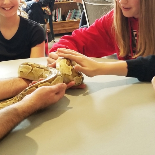 Snake education at Evangeline Middle School (EMS) 001 (1) (1)