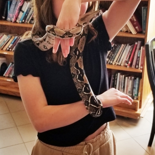 Snake education at Evangeline Middle School (EMS) 015 (1)