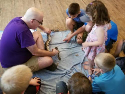 Snake Birthday Party in Sheffield Mills, Nova Scotia