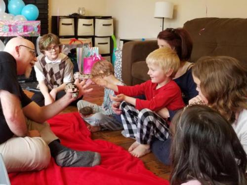 Chloe's Snake/Reptile Birthday Party in Kingston, Nova Scotia