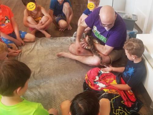 Snake/Reptile Birthday Party in Lucasville, Nova Scotia