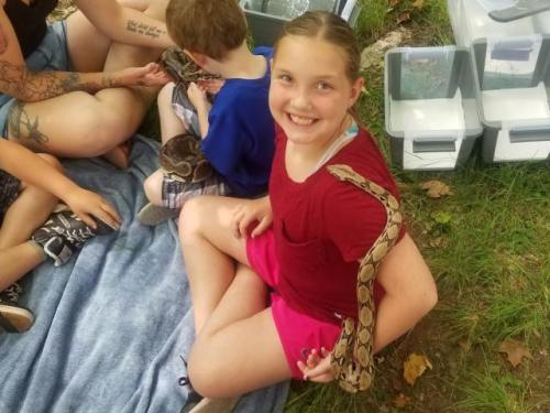 Snake/Reptile Birthday Party in Kentville, Nova Scotia