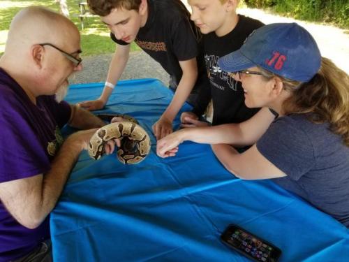 Snake/Reptile Birthday in Port Williams, Nova Scotia