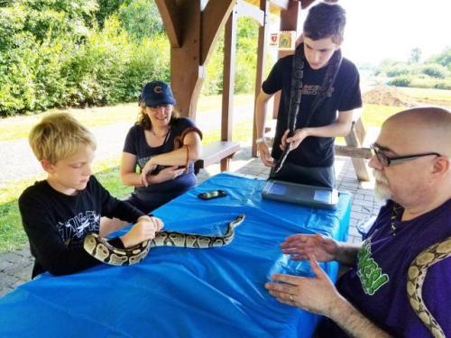 Snake/Reptile Birthday in Port Williams, Nova Scotia