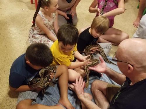 Snake/Reptile Birthday in Wolfville