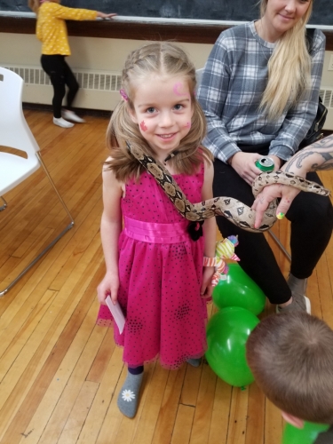 Dartmouth HRM Snake Reptile Birthday Party!