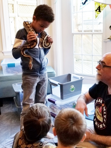 Snake Reptile Birthday Party in Dartmouth, Nova Scotia 20221119 133914