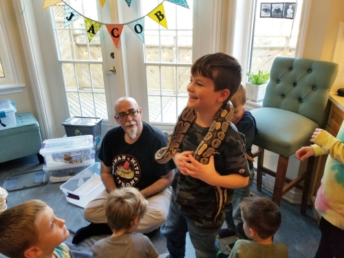 Snake Reptile Birthday Party in Dartmouth, Nova Scotia 20221119 134750