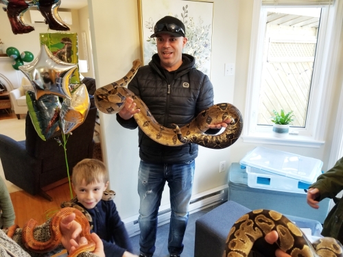 Snake Reptile Birthday Party in Dartmouth, Nova Scotia 20221119 140438