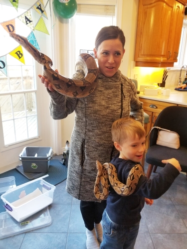 Snake Reptile Birthday Party in Dartmouth, Nova Scotia 20221119 140846