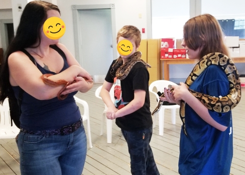 Snakes at Macdonald Museum in Middleton 20230708 1109570