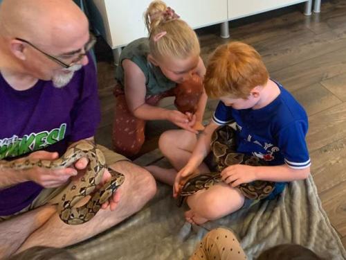 Snake/Reptile Birthday Party in Lucasville, Nova Scotia