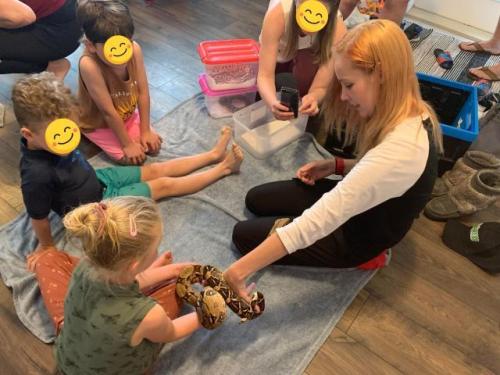 Snake/Reptile Birthday Party in Lucasville, Nova Scotia