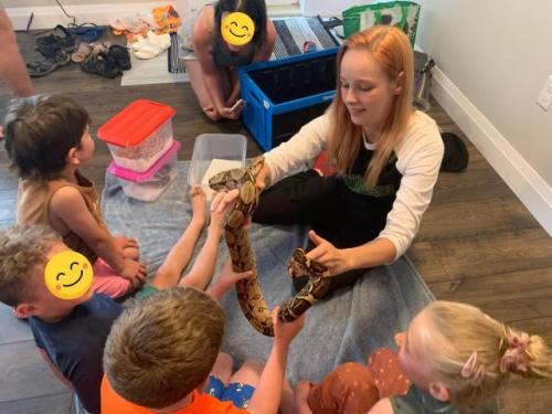 Snake/Reptile Birthday Party in Lucasville, Nova Scotia